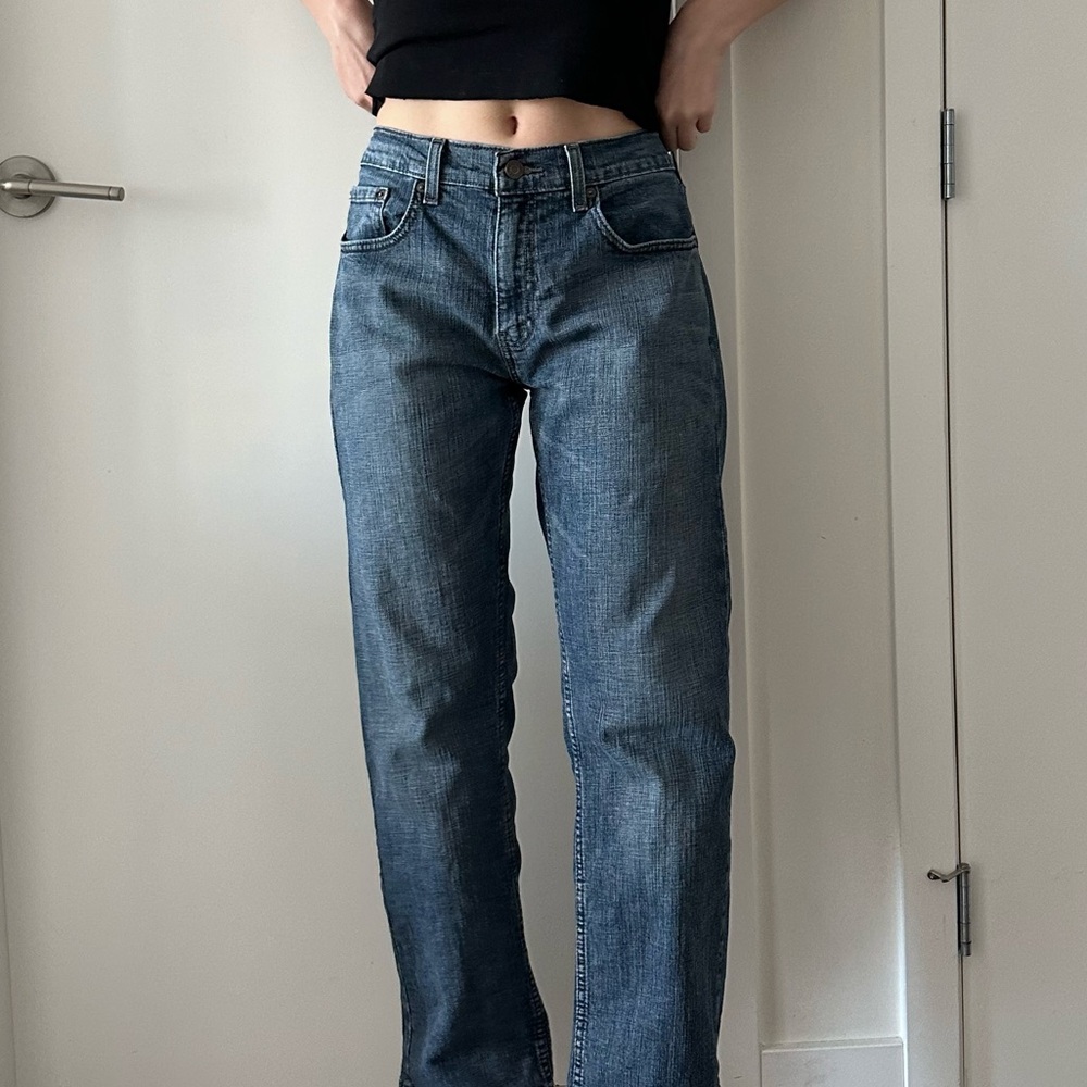Levis Mid-rise Straight-leg Jeans